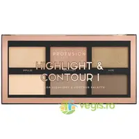 Paleta Conturare si Iluminare 6 Nuante Highlight&Contour I 16g