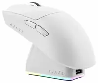 Ajazz Gaming mouse - AJ139P V3 MC, optică, wireless, albă