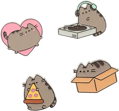 Set de insigne Erik Animation: Pusheen - Pusheen