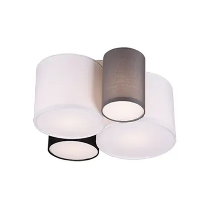 Plafoniera , cu dulie E27, cu 4 dulii, fara bec inclus , HOTEL , multicolor