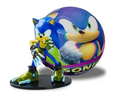Figurină P.M.I. Sonic Prime – în capsulă, 7,5 cm, sortiment
