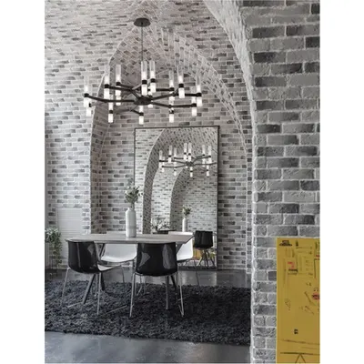 Lampa suspendata CENTURY Mat Negru Metal Clear & Frost Sticla LED G9 30x5 Wat 230V IP20 Fara bec