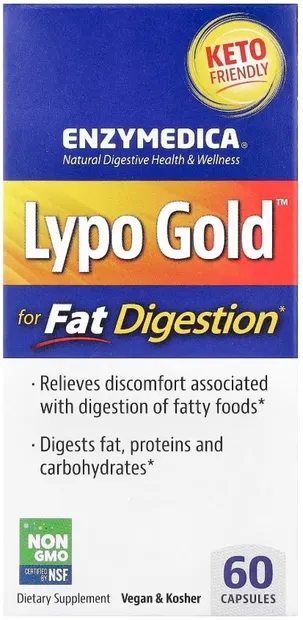Lypo Gold, 60 capsule, Enzymedica