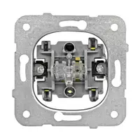 Insert buton, 10A 1ND, cu lumină orientare, cleme elastice