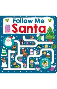 Maze Book: Follow Me Santa