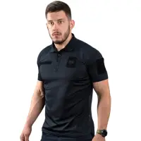 Tricou polo Elite Tactical Coolmax® navy blue M-TAC - S