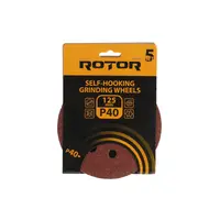 Disc abraziv pentru slefuitor cu excentric ROTOR 125 P40 - Pachet 5 bucati