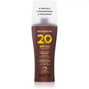 Dermacol Sun Tan Booster Lotiune cu protectie solara pentru accelerarea bronzului SPF 20