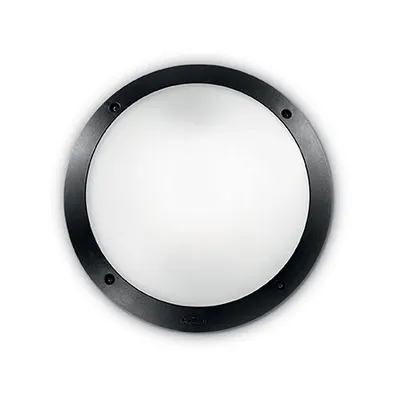 Aplica de exterior Lucia 1, 1 bec, dulie E27, D:300 mm, H:90 mm, Negru