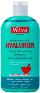 Milva Șampon hidratant cu acid hialuronic, 200 ml