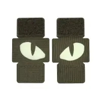 Patch Tiger Eyes molle ranger green fosforescent - Default Title
