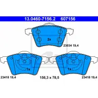 Set placute frana, frana disc ATE 13.0460-7156.2