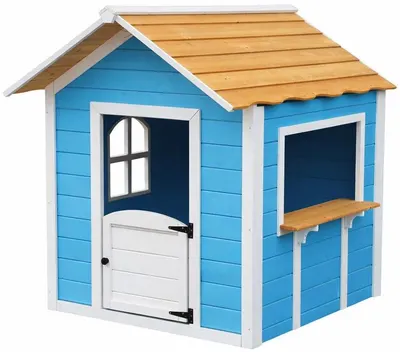 Căsuță de joacă din lemn pentru copii Ginger Home - Pentru jocurile de rol, albastru