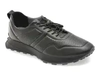 Pantofi sport BITE THE BULLET negri, OY5175, din piele naturala