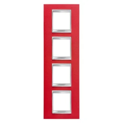 Placa ornament CProiector HORUS LUX international - IN TECHNOPOLYMER LEATHER FINISHING - 2+2+2+2 modul VERTICAL - RUBY - CProiector HORUS