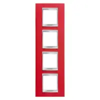 Placa ornament CProiector HORUS LUX international - IN TECHNOPOLYMER LEATHER FINISHING - 2+2+2+2 modul VERTICAL - RUBY - CProiector HORUS