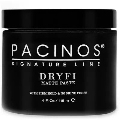 Pacinos Siganture Line Dryfi Matte Paste gel modelator pentru coafura pentru păr pentru bărbați 118 ml