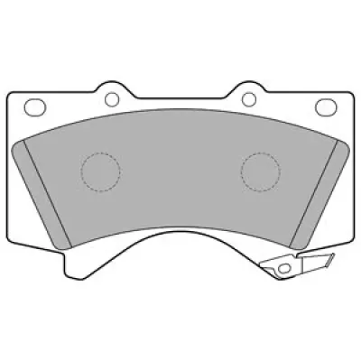 Set placute frana, frana disc DELPHI LP2134