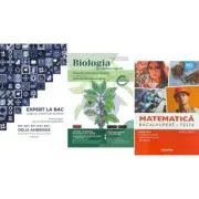 Pachet Bacalaureat 2026. Ghid complet Limba si literatura romana, Matematica M2 Tehnologic si Biologia pe intelesul tuturor Clasele 9-10