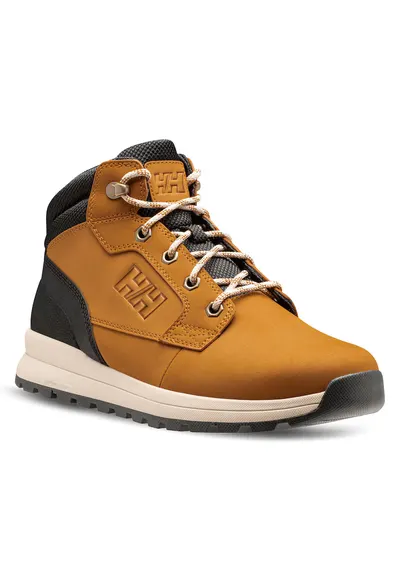 Bocanci trekking barbati 12038 - Piele naturala - Maro