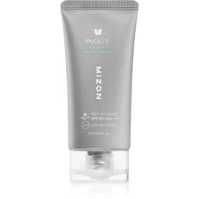 Mizon Inout Daily Soothing Sunscreen lichid protector ultra ușor cu efect calmant SPF 50+ 50 ml