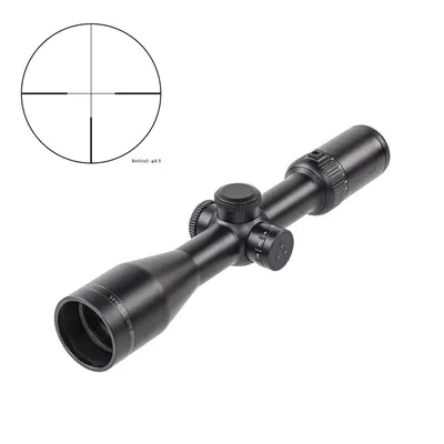 Luneta de arma pentru vanatoare Delta Titanium HD 1.5-9x45, reticul 4AS (Mil) iluminat