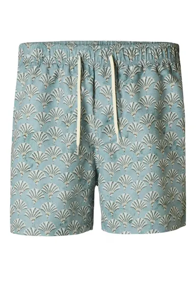Pantaloni scurti de baie barbati 16089427 - Poliester reciclat - Verde - Verde