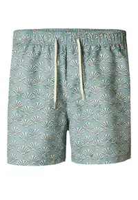 Pantaloni scurti de baie barbati 16089427 - Poliester reciclat - Verde - Verde