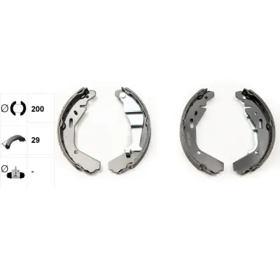 Set saboti frana TEXTAR 91065200