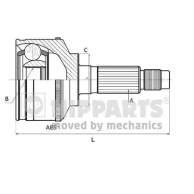 Set articulatie, planetara NIPPARTS J2828120
