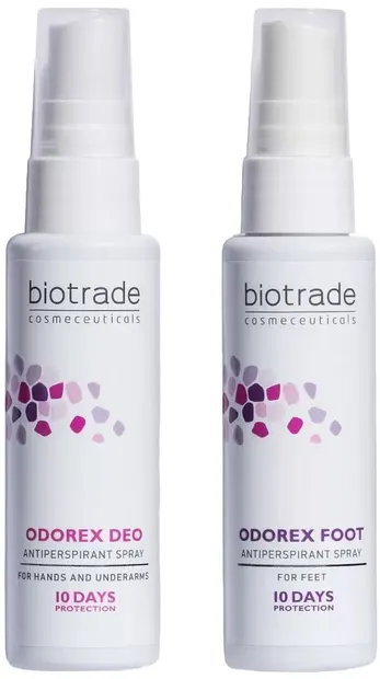 Biotrade Odorex Set anti-transpirant - Spray Foot și Spray Deo, 2 х 40 ml (Limitat)