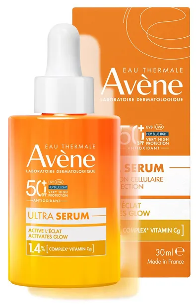 Avène Sun Ser de protecție solară iluminator, SPF50+, 30 ml
