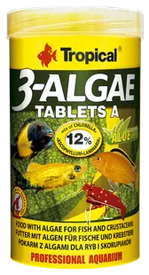 3-ALGAE TABLETS A Tropical Fish, 50ml/ 36g