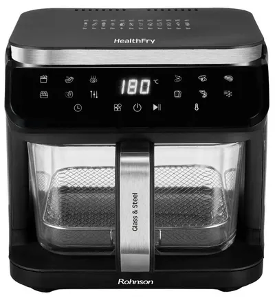 Friteuză cu aer cald Rohnson - R-2890, 1400W, 5.5 l, negru