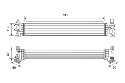 Compresor intercooler potrivit CITROEN JUMPER II; FIAT DUCATO; OPEL MOVANO C; PEUGEOT BOXER 2.0D-3.0D 04.06
