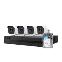 Sistem supraveghere exterior Hikvision HiLook KIT-HL-M-4C-C-0003, 5 MP, 2.8 mm, IR 20 m, HDD 1TB