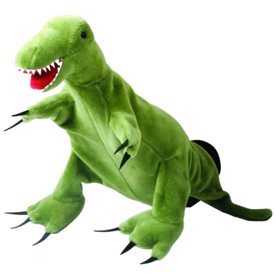 Papusa de mana T-Rex