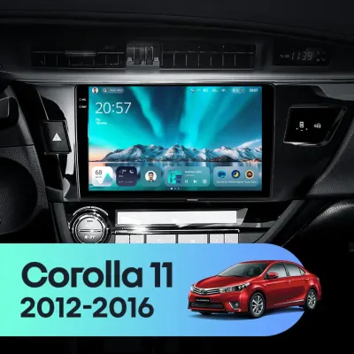 Navigatie Auto Teyes CC4 Toyota Corolla 11 2012-2016 8+128GB 10.36" QLED Octa-core 2.7Ghz, Android 4G Bluetooth 5.1 DSP