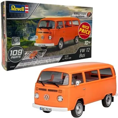 Macheta VW Type 2 T2 Revell 07667 scara 1:24 Kit (easy click)