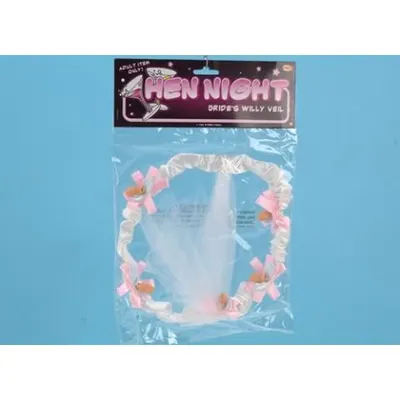Hen Night Veil Desgn Lace