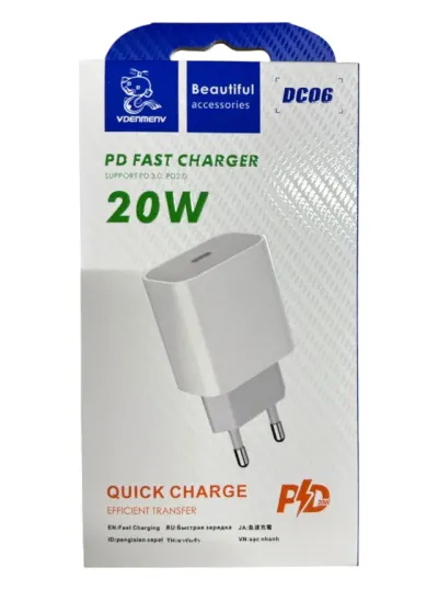 Incarcator Engros cu incarcare rapida, pentru priza, 20 W
