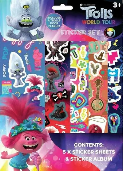 Trolls World Tour- Set stickere