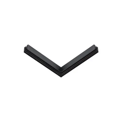 PLANET MAGNETIC Nisipiu Negru Aluminiu Magnetic Profile Corner For Surface or Pendant 9110020 Horizontal 90° Compatible cu 9110020 & 9110021