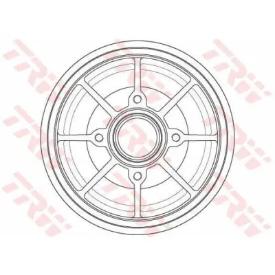 Tambur frana TRW DB4546MR