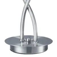 Veioza Morgan 2 Light Table Lamp Satin Chrome