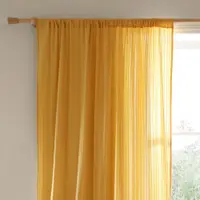 Perdea galbenă 140x183 cm Zofia Broderie Anglaise – Pineapple Elephant