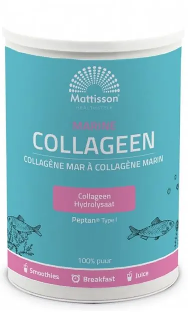 Marine Collagen Peptan Type I, 300 g, Mattisson Healthstyle