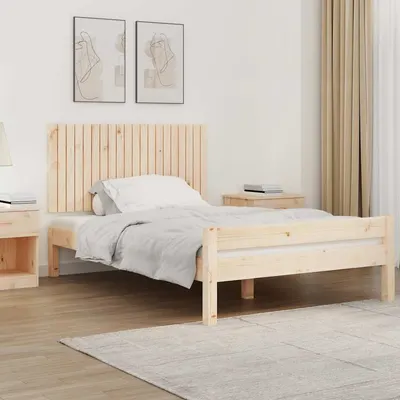 vidaXL Tăblie de pat pentru perete, 127,5x3x60 cm, lemn masiv de pin