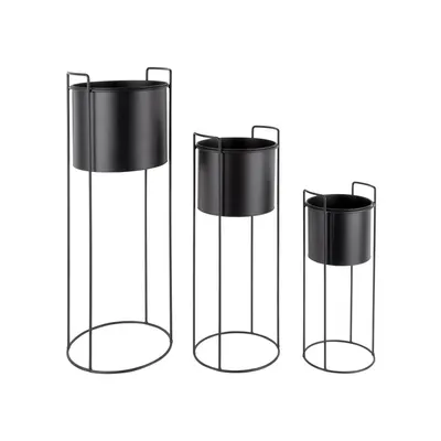 Ghivece decorative 3 buc. din metal ø 28 cm Essence – PT LIVING
