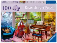 Puzzle Ravensburger din 100 XL piese - Muzica celor patru anotimpuri